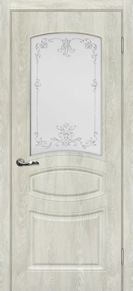 Фото Межкомнатная дверь Сиена-5 Дуб седой